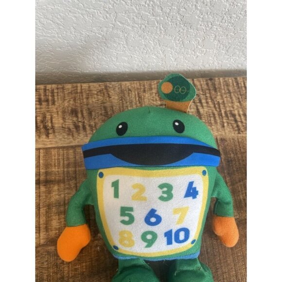 Nick Junior Nickelodeon TEAM UMIZOOMI “BOT” 9" Robot Plush Toy Green Blue 2011 - Picture 3 of 9